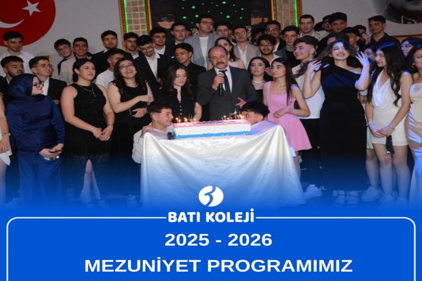 2025-2026 MEZUNİYET PROGRAMIMIZ
